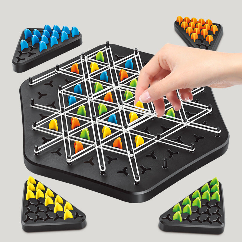 Chain Triangle Chess Game, 2 to 4 Players