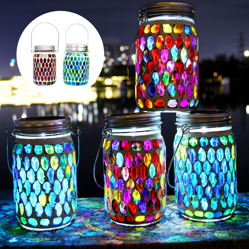 Mosaic Waterproof Solar Night Lanterns