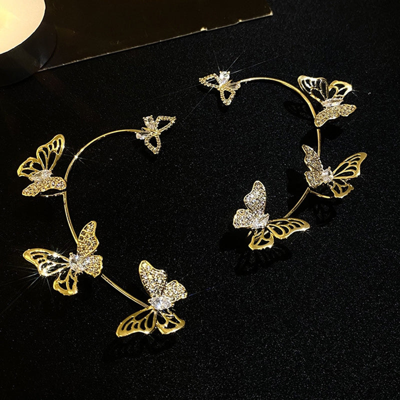 Zircon Butterfly Earrings