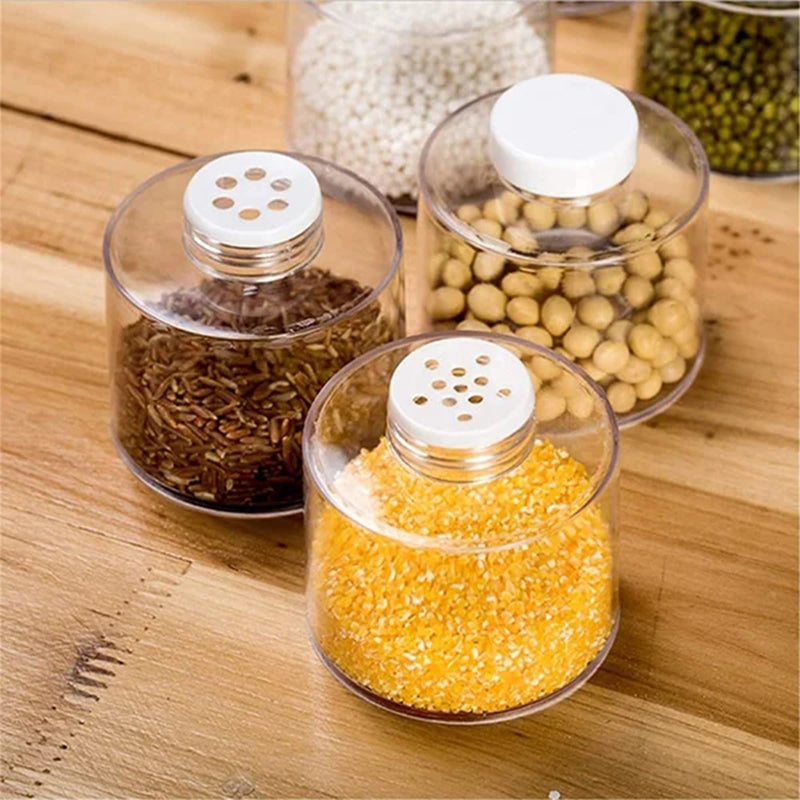 Transparent Seasoning Jar Set (6 PCS/SET)