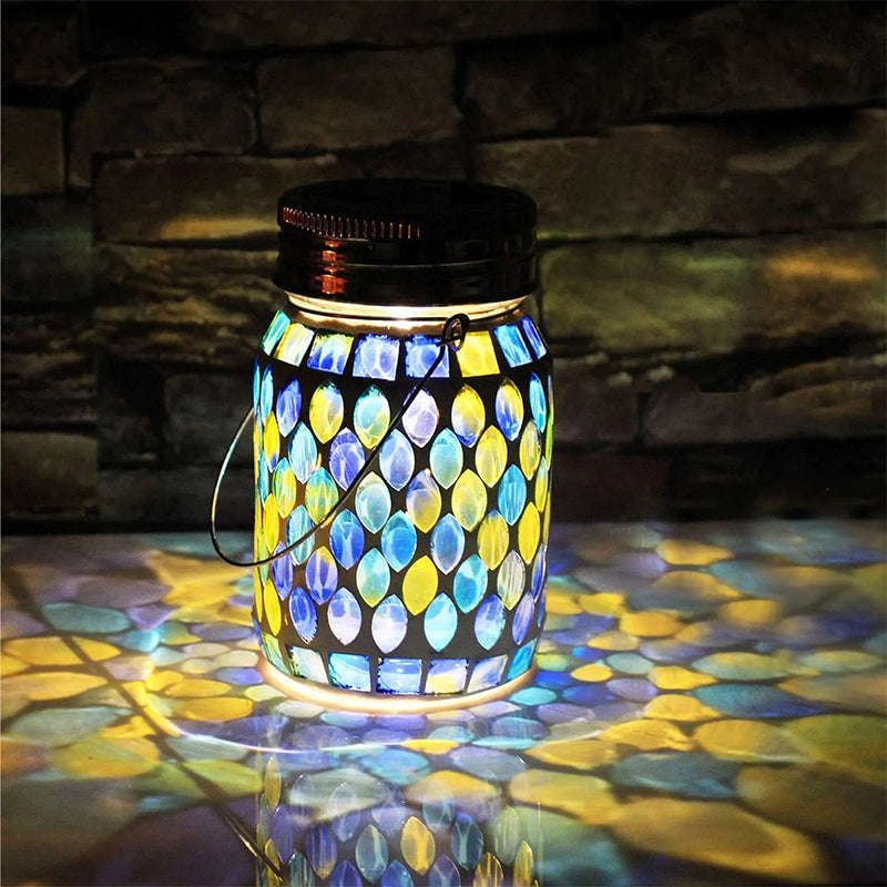 Mosaic Waterproof Solar Night Lanterns