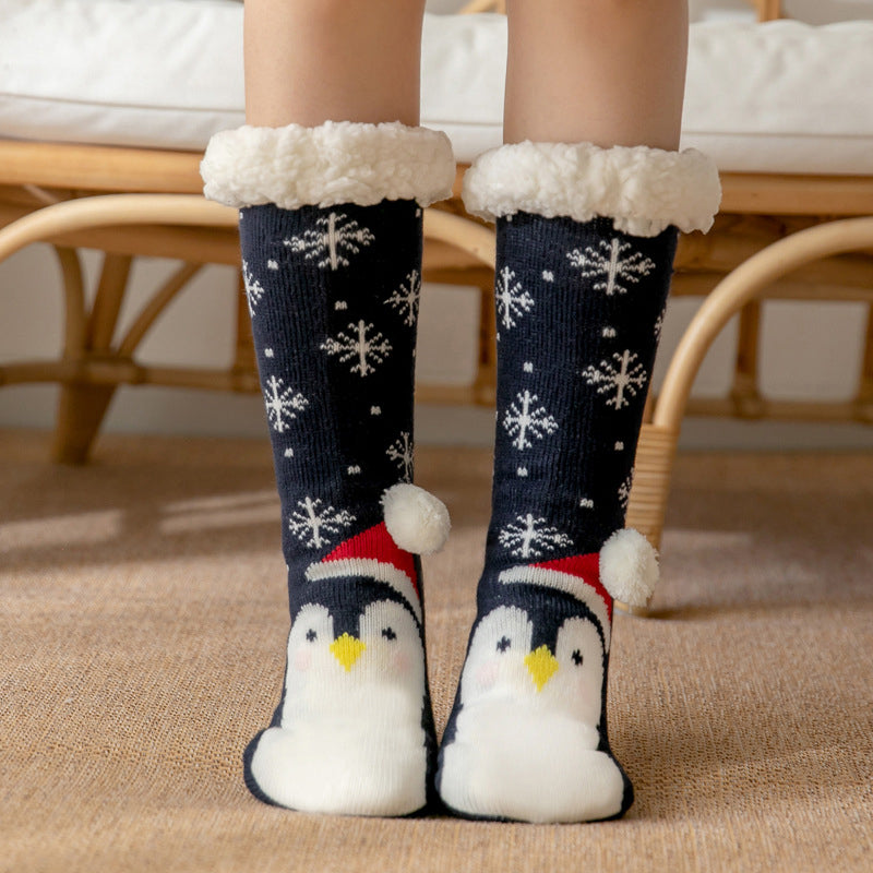 Christmas Plush Floor Socks