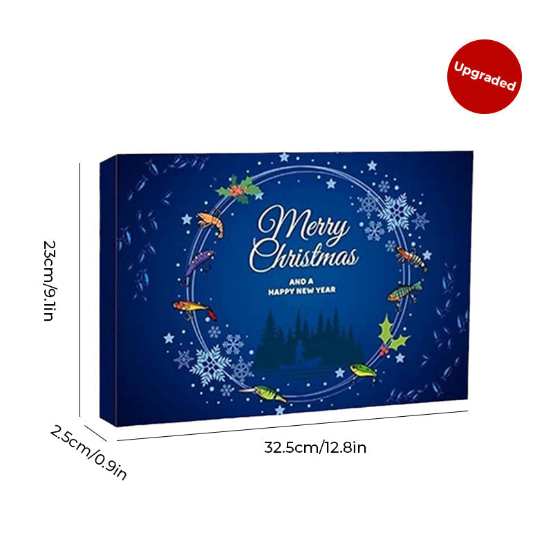 24 Days Christmas Countdown Fish Tackle Set