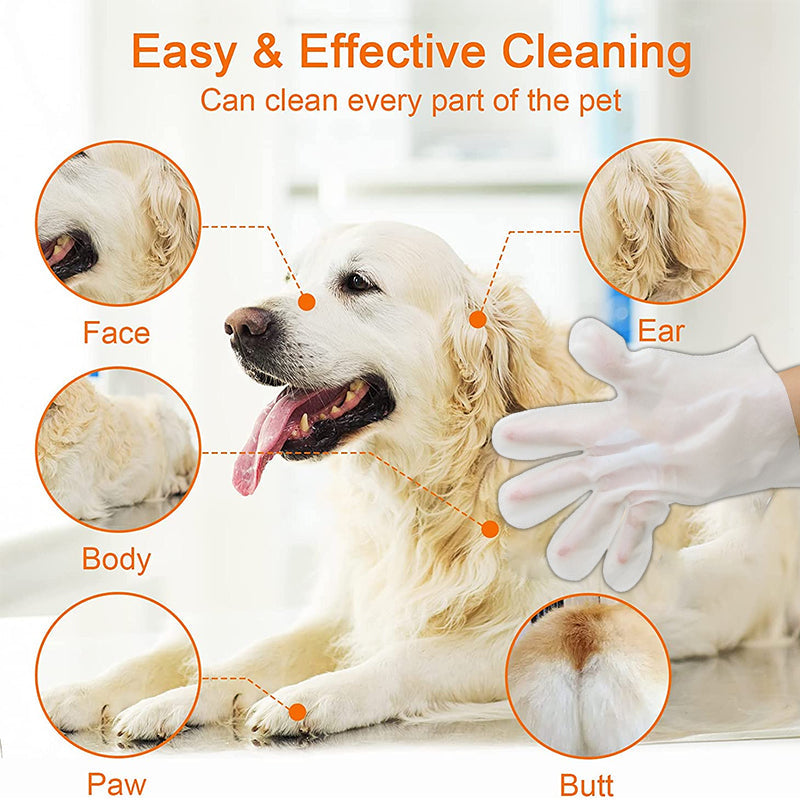 Pet Clean Wash Free Gloves