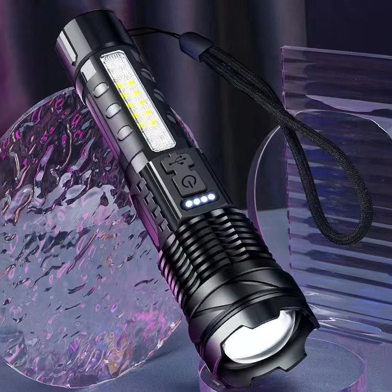 Long-range white laser ultra-bright flashlight