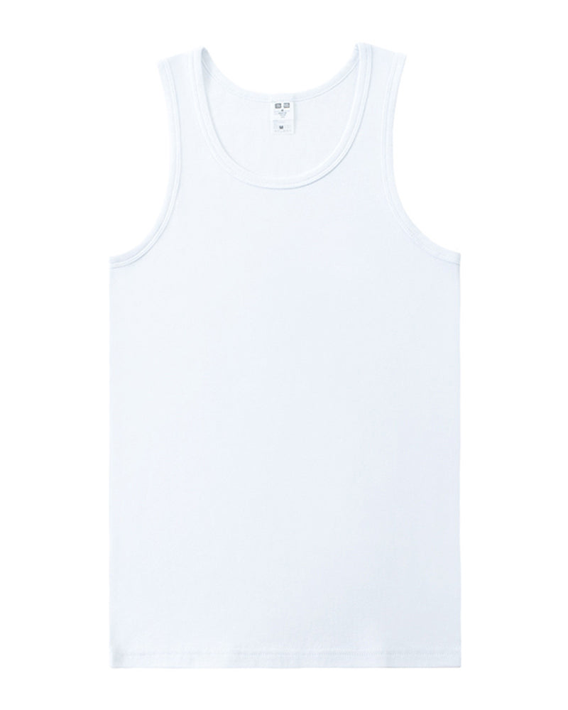 Men's solid color sleeveless vest