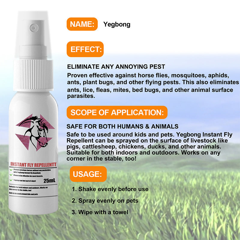 Instant Equine Fly Repellent