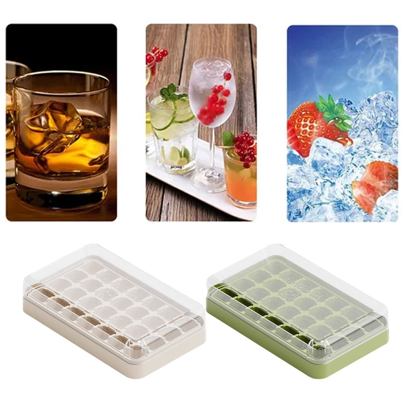 No Dirty Hands Pressing Ice Lattice Molds