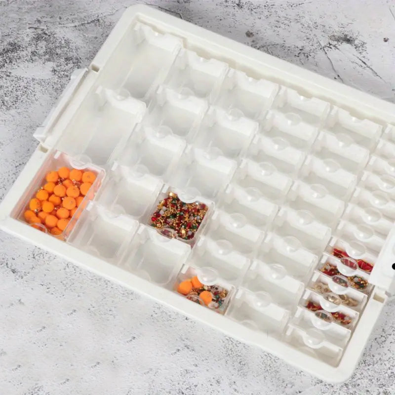 Nail Art Box DIY Beaded Jewelry Storage Box