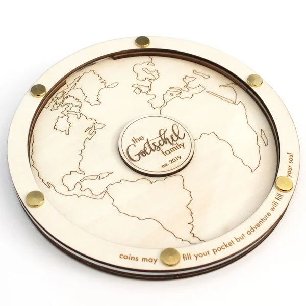 Personalized Coin Box Travel Gift