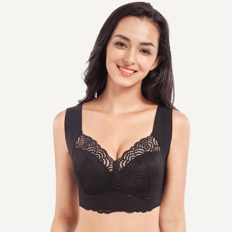 Thin Section Seamless-Ring Gather Bra