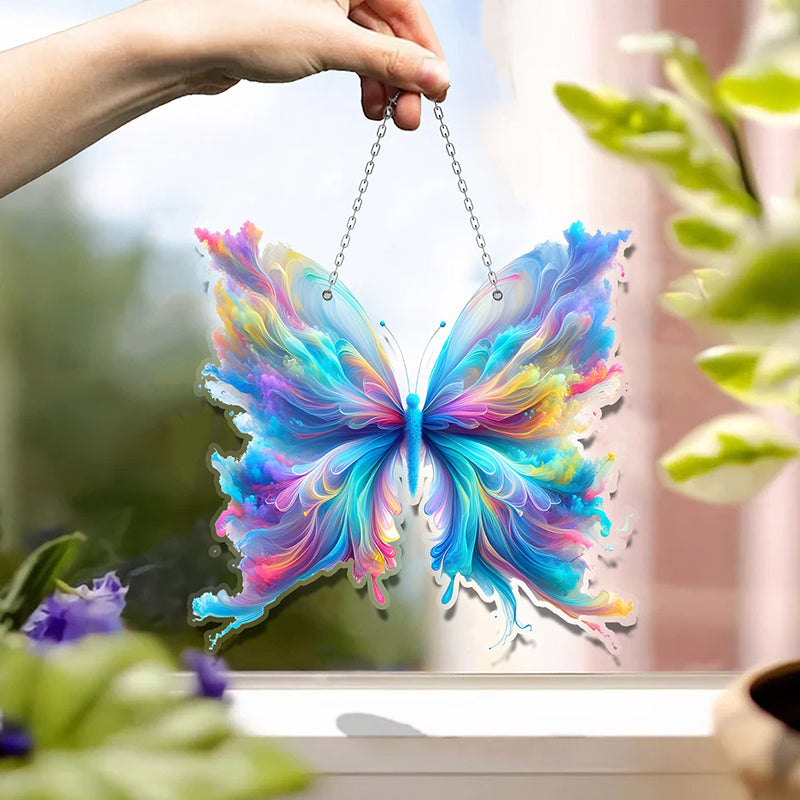 Butterfly Colorful Acrylic Window Hanging