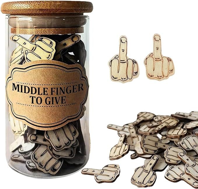 Middle Finger Jar of 100