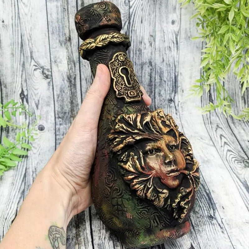 Magic sculpture potion bottle