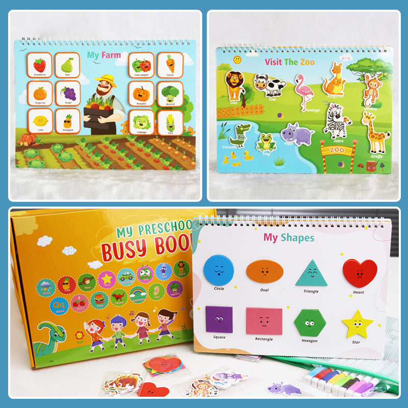 Montessori Busy Book for Toddlers