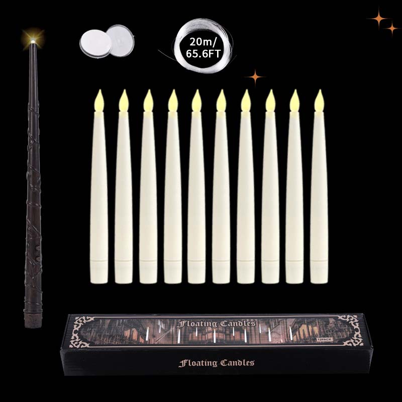 Flameless Taper Floating Candle Lights