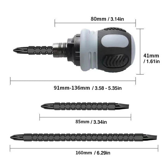 26-in-1 Ratchet Screwdriver Set