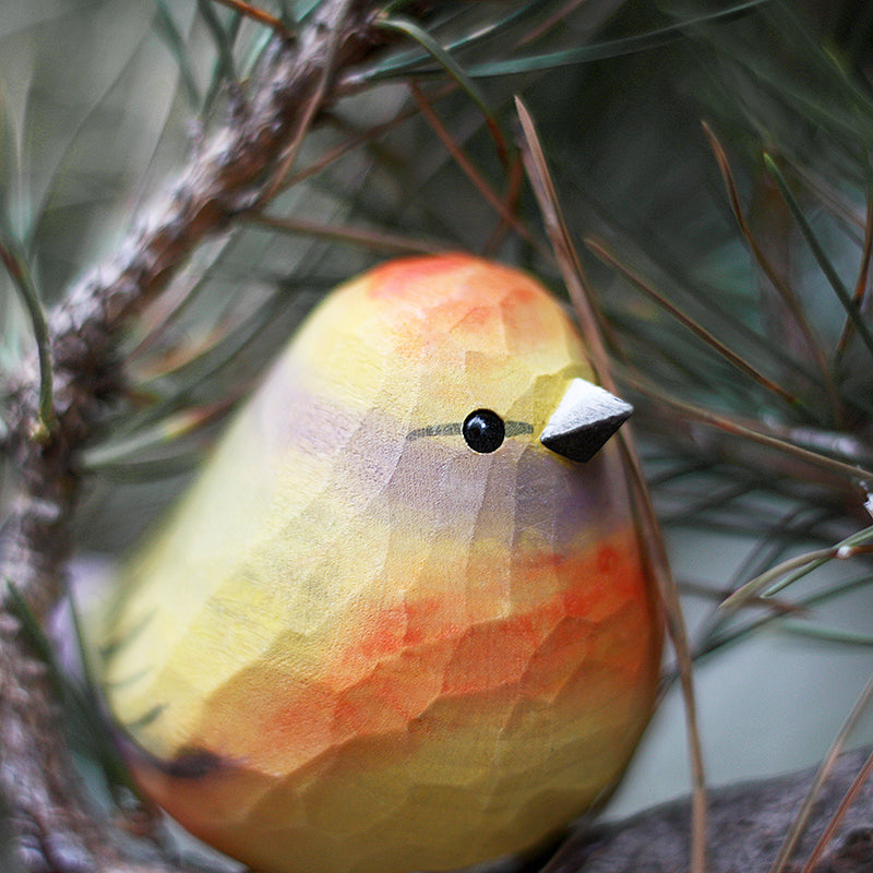 Cardinal Handmade Wood Carving