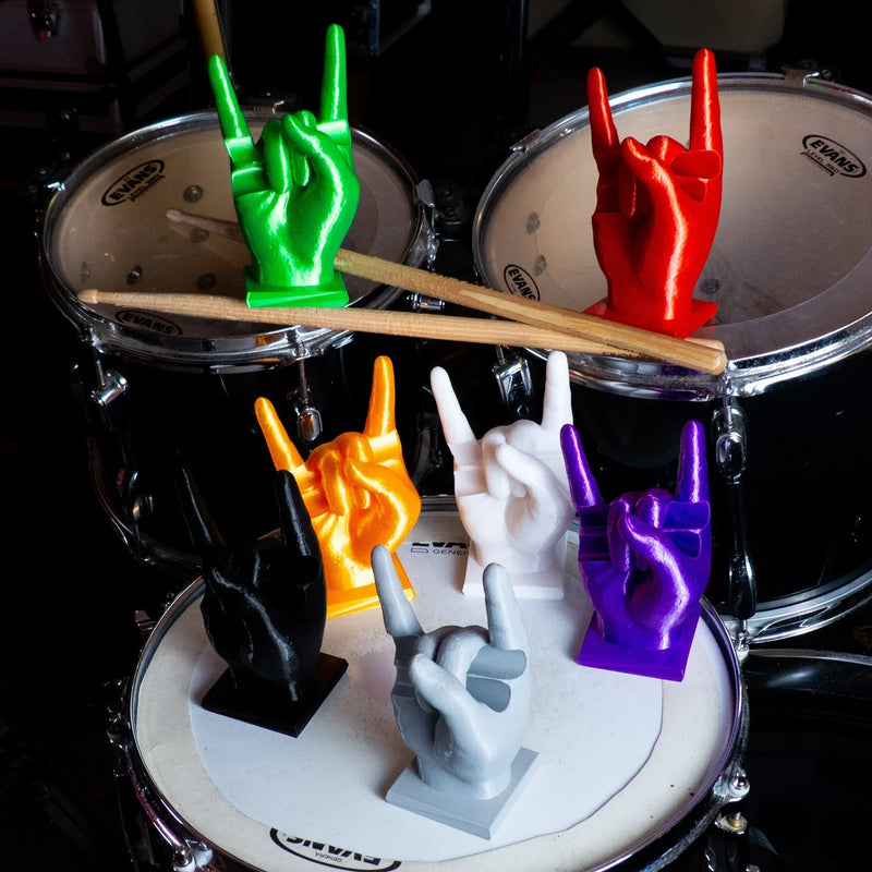 Drumstick display show stand "Rock Hand"