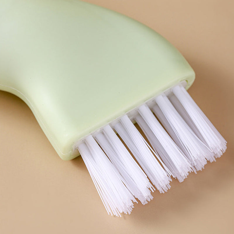 Multipurpose cleaning brush head