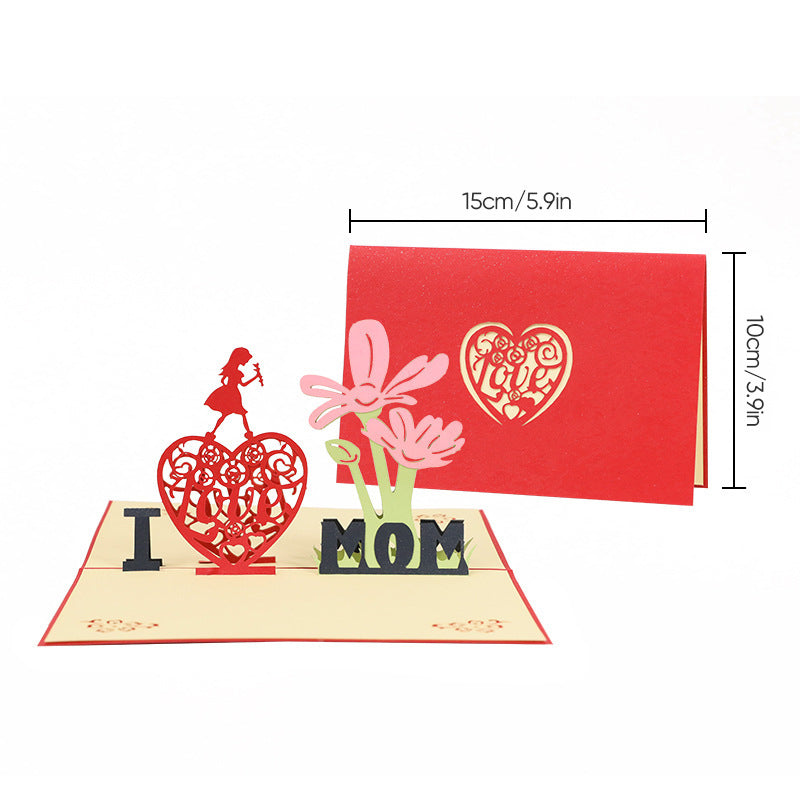 Mother's Day 3D Greeting Card