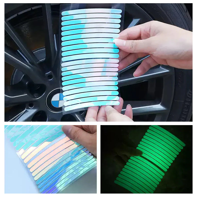 Reflective Car Wheel Rim Stickers