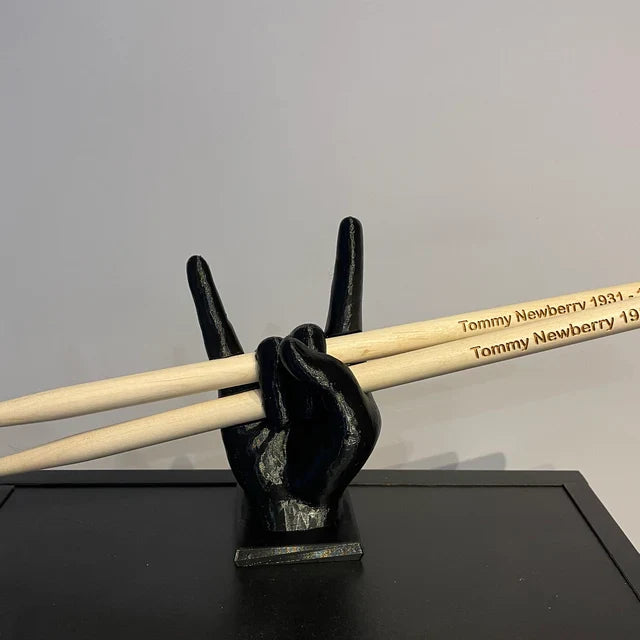 Drumstick display show stand "Rock Hand"