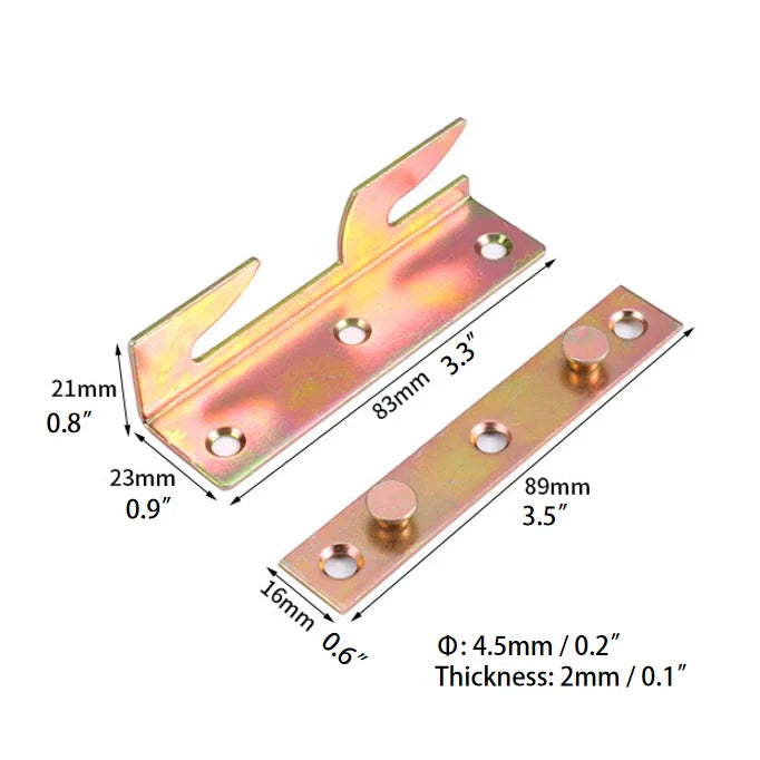 Heavy Duty Bed Rail Bracket