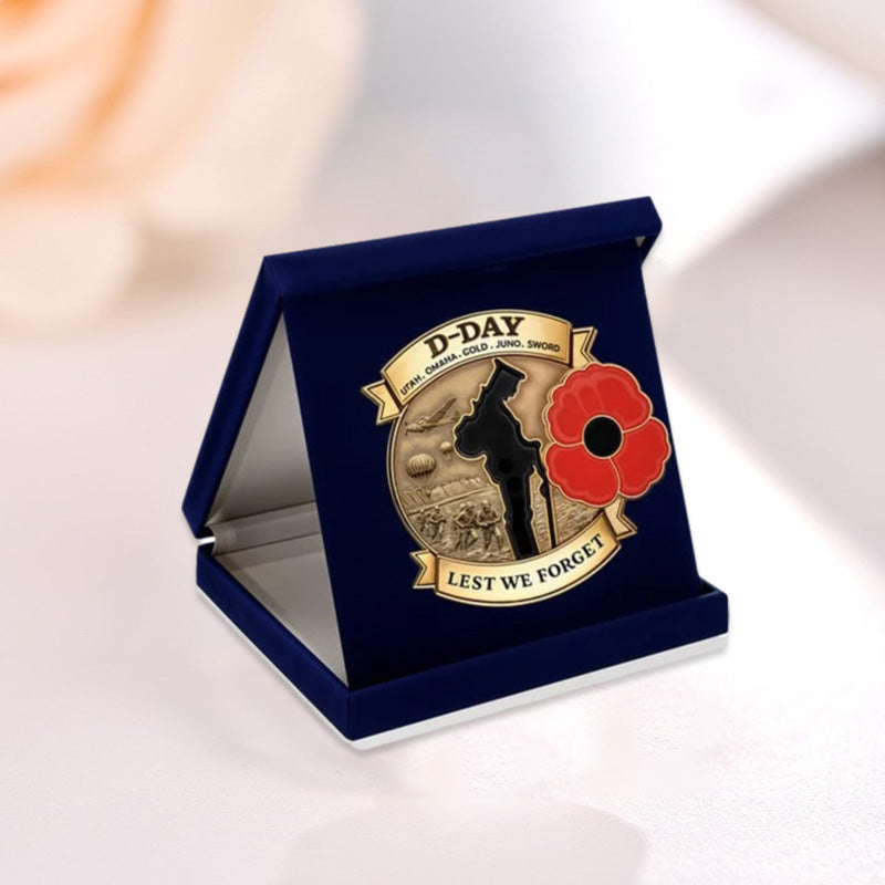 D-DAY 80th Anniversary Commemorative Badge