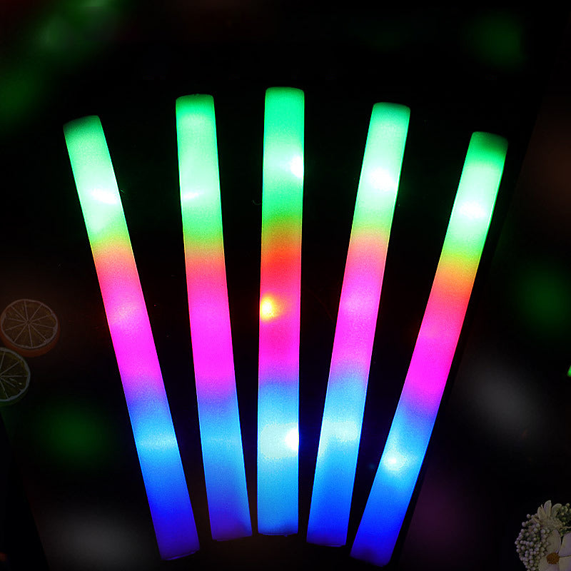 LED Colorful Luminous Sponge Fluorescent Stick