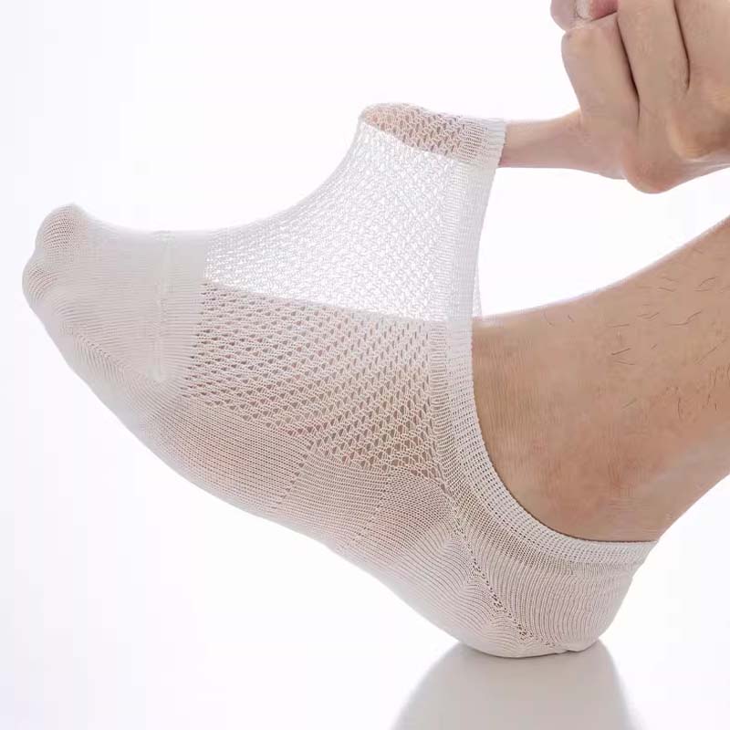 Plus Size Mesh Cotton Socks