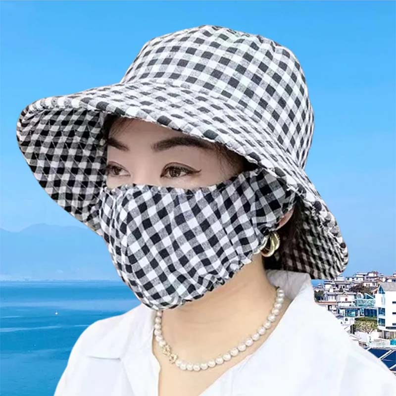 Sun Protection Mask Hat