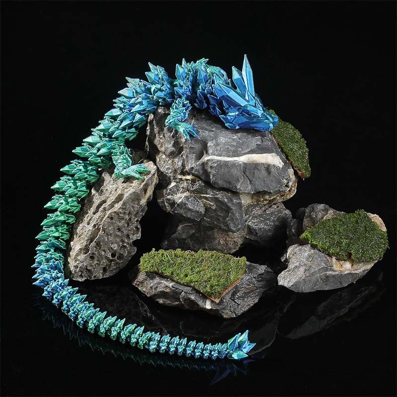 Gemstone Dragon Egg Ornaments