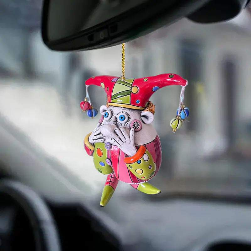 Colorful Jester Bell Ornaments