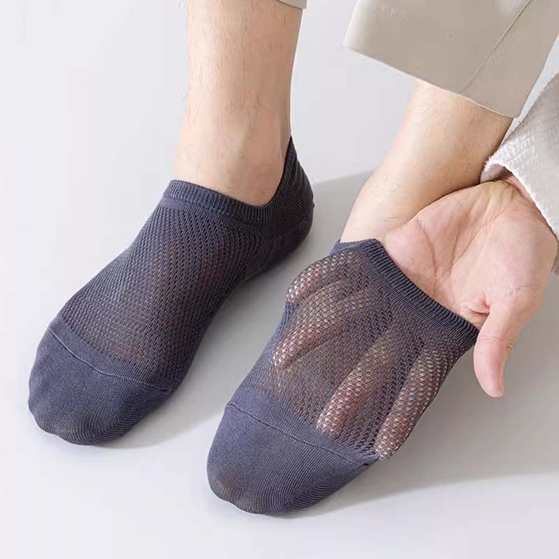 Plus Size Mesh Cotton Socks