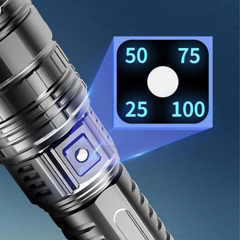 White Laser Strong Light Long-Range Flashlight