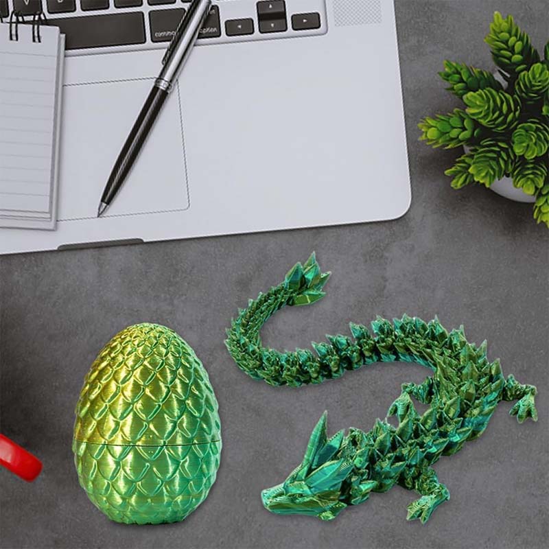 Gemstone Dragon Egg Ornaments