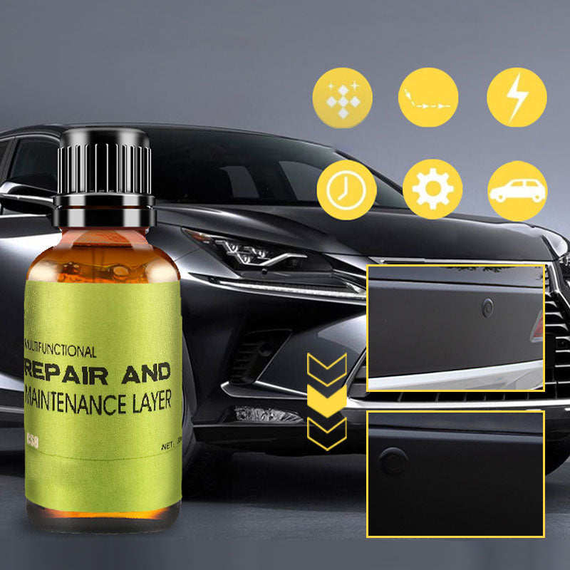 Car plastic repair coating agent