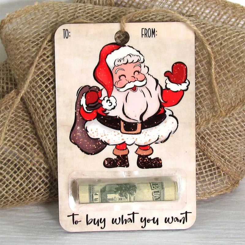 Santa Christmas Money Holders