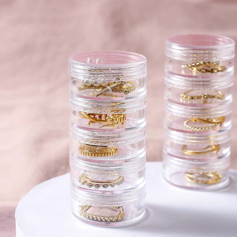Five-layer stacked jewelry storage box