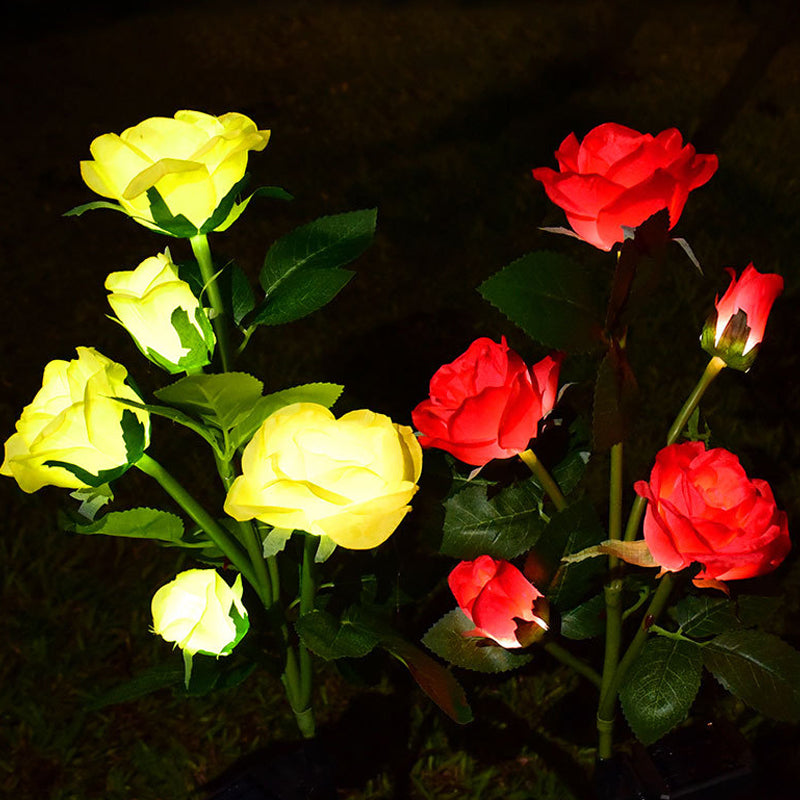 5 LED Solar Rose Flower Light