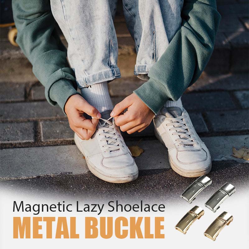 Magnetic Lazy Metal Shoelace Buckle