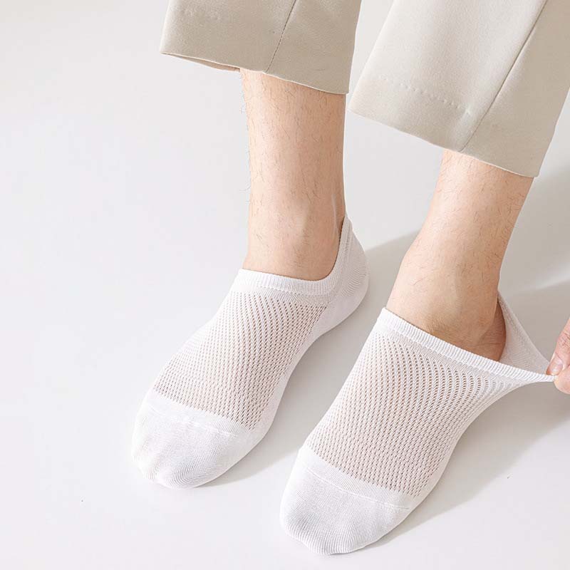 Plus Size Mesh Cotton Socks