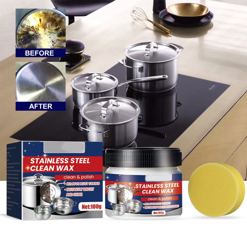 Stainless Steel Stain Cleaning Wax