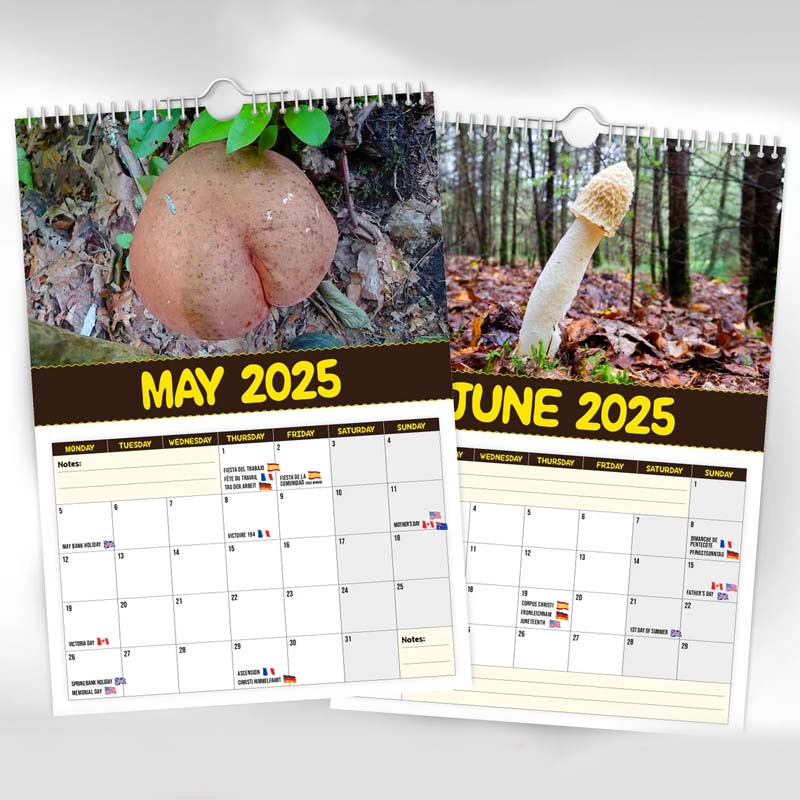 World's Greatest Mushrooms Calendar