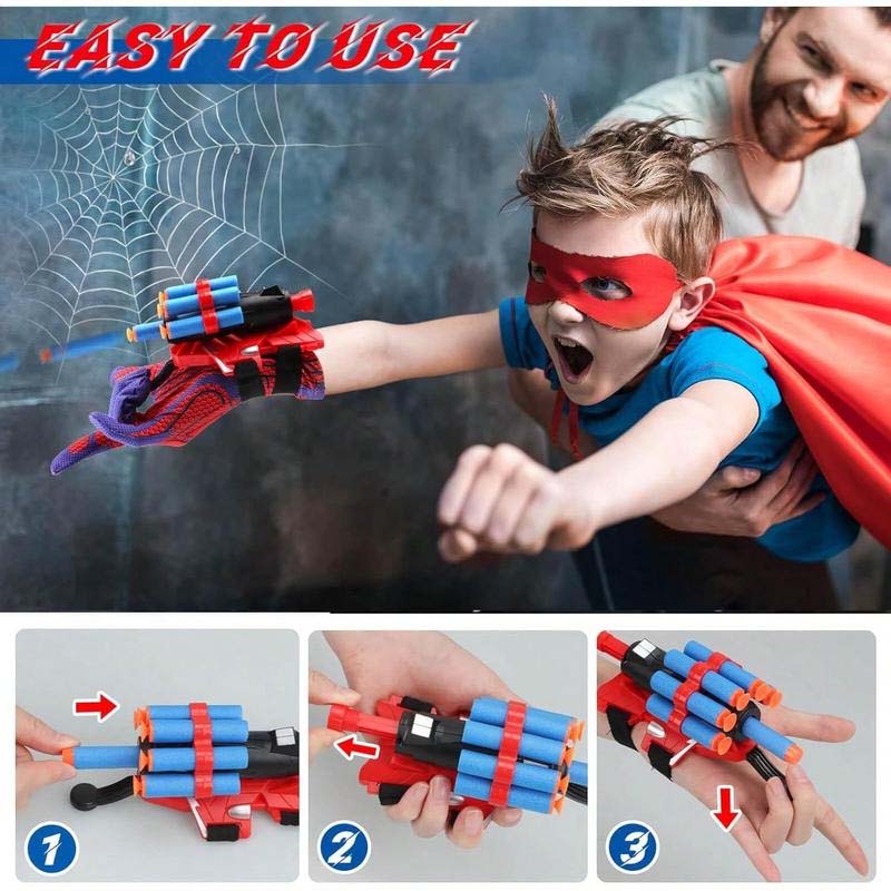 Web Shooters Toy With Spider Glove Launcher