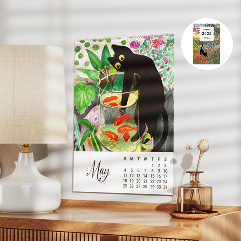 2025 Black Cat Calendar