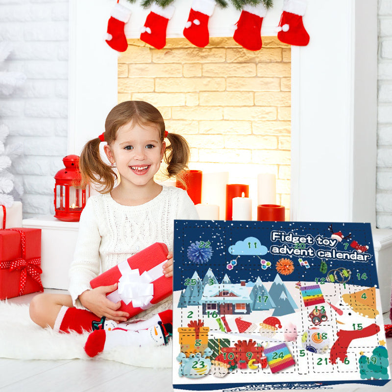 Christmas Countdown Stress Relief Toy Advent Calendar