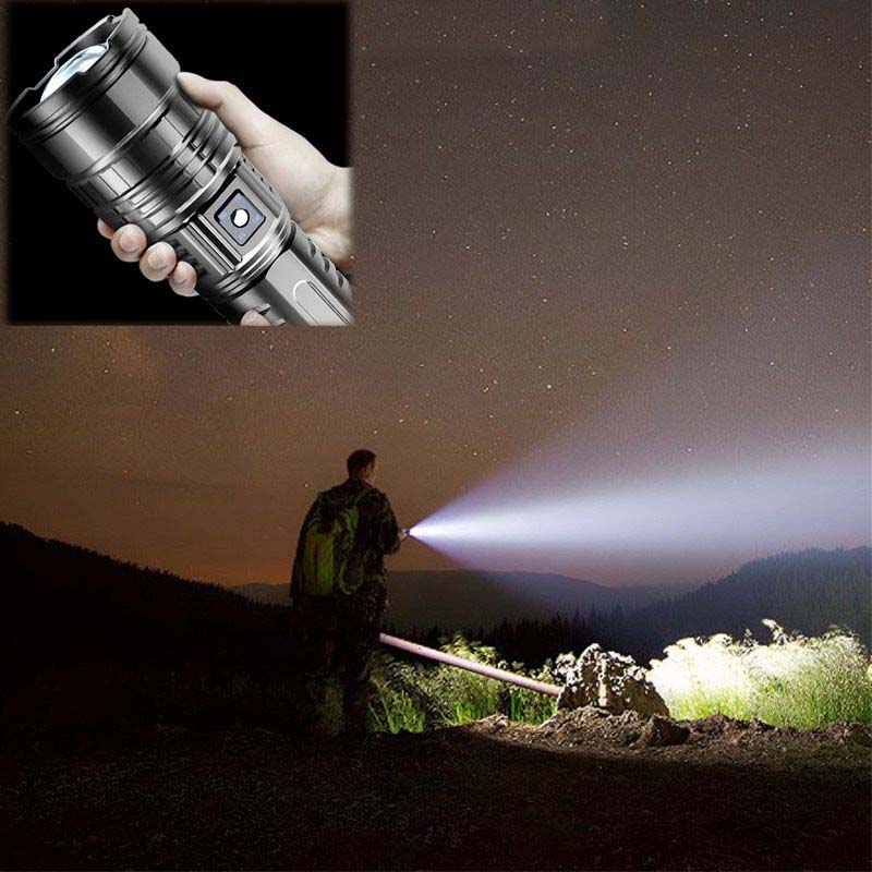 White Laser Strong Light Long-Range Flashlight