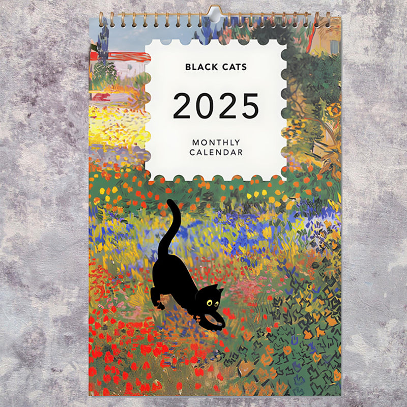 2025 Black Cat Calendar